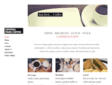 Tablet Screenshot of centralparkcoffeeco.com